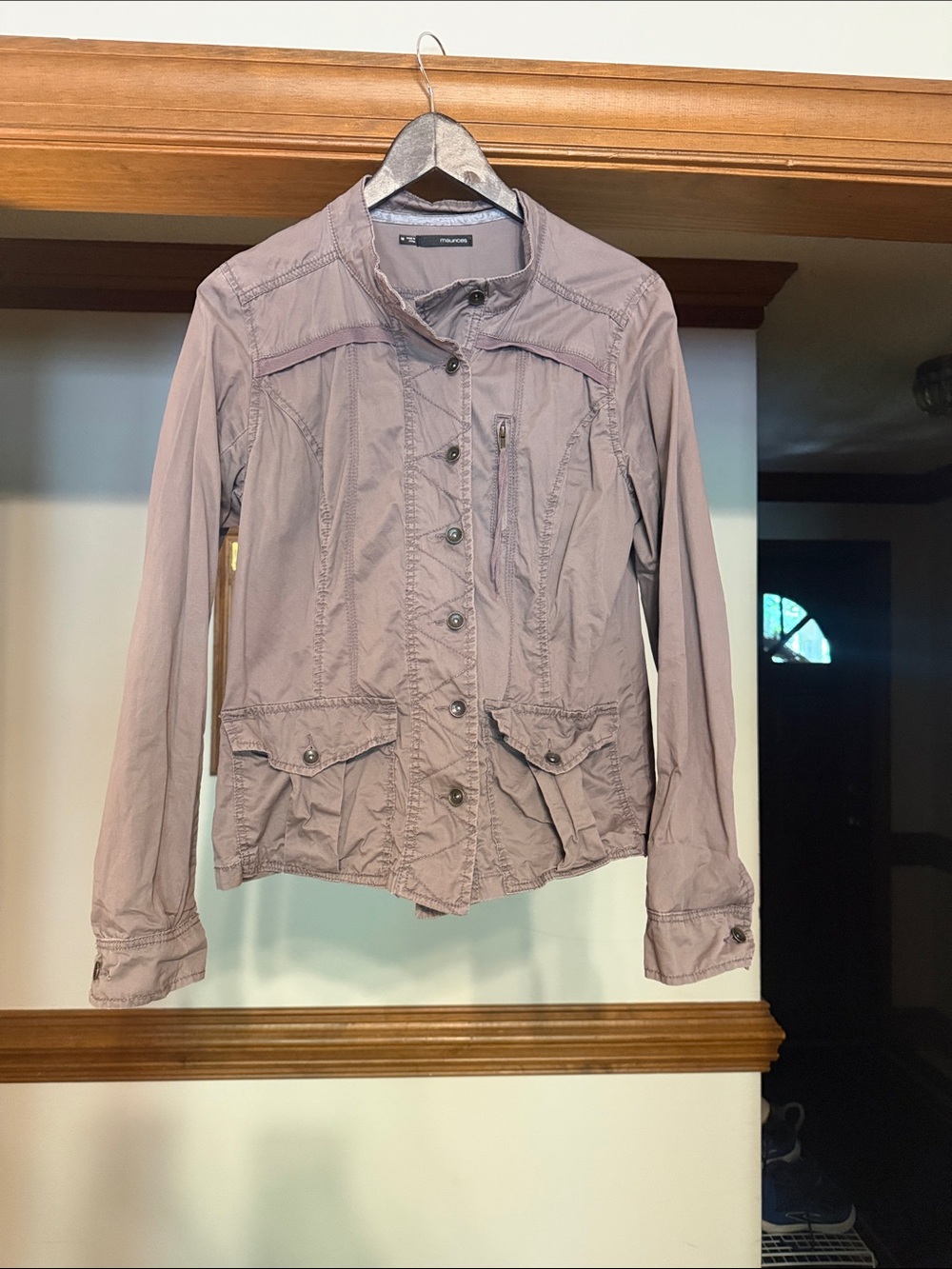 Maurices Mauve Utility Jacket